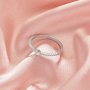 Ball Round Pin Ring Settings For Half Drilled Pearl Bead,Solid 925 Sterling Silver Ring For Half Drilled Beads,Pave Moissanite Ring,DIY Ring Supplies 1295072