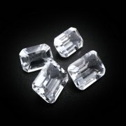 1Pcs 9x11MM Natural Rectangle Emerald Cut Black Onyx Faceted Cut Loose Gemstone Nature Semi Precious Stone DIY Jewelry Supplies 4170016