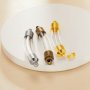 Tube Glass Bottle Stainless Steel Pendant,Silver Bronze Gold Plated Minimalist Perfume Vial Pendant,Wish Charm,DIY Pendant Supplies 1800600