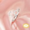 Two Stones Pear Prong Ring Settings,Solid 14K 18K Gold Ring,Moissanite Ring,DIY Ring Supplies For Gemstone,With 4x6MM 6x8MM Pear Stone 1295076