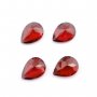 5Pcs Natural Red Garnet January Birthstone Pear Faceted Loose Gemstone Nature Semi Precious Stone DIY Jewelry Supplies 4150010