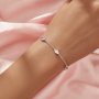 Keepsake Breast Milk Resin Kite Cut Bezel Bracelet Settings,Solid 925 Sterling Silver Bracelet,Minimalist Kite Cut Bracelet,DIY Bracelet Supplies 7''+2''1900337-1