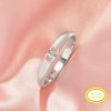 Pin Ring Settings For Half Drilled Pearl Bead,Solid 14K 18K Gold Ring For Half Drilled Beads,Minimalist Ring,DIY Ring Supplies 1295075