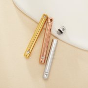 Keepsake Tube Stainless Steel Pendant Canister,Silver Gold Ash Canister Cremation,Urn Wish Vial Pendant Prayer Purfume Box 1190070