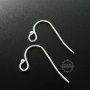 10Pcs 12*22 MM 925 Solid Sterling Silver Earrings Hoop DIY Jewelry Findings Supplies 1702064