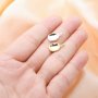 7x9MM Keepsake Breast Milk Resin Oval Bezel Settings,Solid 925 Sterling Silver Rose Gold Plated Pendant,Simple Oval Charm,DIY Memory Jewelry Supplies 1431226