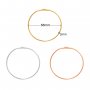 Wire Bangle Stainless Steel Bracelet,Silver Rose Gold Plated Wiring Bangle,DIY Bracelet Bangle Supplies 1900345