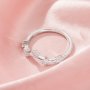 Curved Tree Branch Leaf Moissanite Stackable Ring,Flower Solid 14K 18K Gold Ring,Dainty Stacker Ring,Stackable Ring,DIY Ring Supplies 1295001