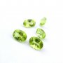 5Pcs Oval Green Peridot August Birthstone Faceted Cut Loose Gemstone Natural Semi Precious Stone DIY Jewelry Supplies 4120122