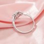 6MM Keepsake Breast Milk Resin Heart Bezel Ring Settings,Infinity Solid 9K 14K 18K Gold Heart Ring,Pave CZ Stone Ring,DIY Ring Supplies 1294922