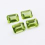 1Pcs Rectangle Emerald Cut Green Peridot August Birthstone Faceted Cut Loose Gemstone Natural Semi Precious Stone DIY Jewelry Supplies 4170012