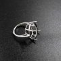 1Pcs 8X10-10X14-13X18MM Oval Simple Cz Stone Prong Setting Elegant 925 Sterling Silver Bezel Tray Adjustable Ring Settings 1222013