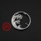 25MM Round Sea Wave Pendant Settings Solid 925 Sterling Silver for 8-10MM Half Drilled Beads Pearl Charm DIY Supplies 1431083