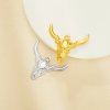 Keepsake Breast Milk Resin Oval Bezel Pendant Settings,Yellow Gold Plated Stainless Steel Bulls Head Pendant Charm,DIY Pendant Blank 1421252