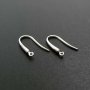 1Pair 18MM Long 925 Sterling Silver Earrings Hook DIY Supplies With 3MM Open Jumpring 1702160
