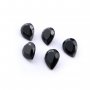1Pcs Pear Black Spinel Faceted Cut Loose Gemstone Natural Semi Precious Stone DIY Jewelry Supplies 4150007