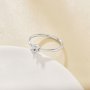 4MM Round Prong Ring Settings,Stainless Steel Round Ring,Simple Round Ring,DIY Ring Supplies 1212119