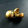 5pcs 20mm round ball raw brass vintage ball locket,ball photo locket,wholesale 1110017