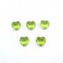 1Pcs 4-8MM Heart Green Peridot August Birthstone Faceted Cut Loose Gemstone Natural Semi Precious Stone DIY Jewelry Supplies 4130010