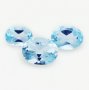 1Pcs Oval Faceted Sky Blue Topaz Nature October Birthstone DIY Loose Gemstone Supplies 4120141