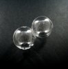 4pcs 25mm round glass beads bottles with 2mm open mouth transparent DIY glass pendant charm earrings findings supplies 3070052