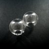 4pcs 25mm round glass beads bottles with 2mm open mouth transparent DIY glass pendant charm earrings findings supplies 3070052