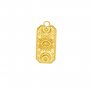 Stainless Steel Sun Moon Eye Rectangle Pendant Charm,Yellow Gold Plated Stainless Steel Pendant,Vintage Styles Pendant Blank 1431444