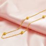 Six Stones 4MM Keepsake Breast Milk Resin Round Bezel Necklace Settings,Solid 14K 18K Gold Necklace,Minimalist DIY Necklace Supplies 1320053