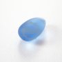 50pcs 7x13mm simulated ocean blue sea glass tear drop beads DIY loose beads 3070047