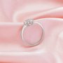 5 Stones 3MM Round Prong Ring Settings,Solid 14K 18K Gold Ring,Flower Round Ring,DIY Ring Supplies For Gemstone 1212136