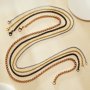 Simple Stainless Steel Box Chain Necklace,Silver Black Rose Gold Box Chain Necklace,Minimalist Box Chain,DIY Chain Necklace Supplies 1320049