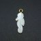 5Pcs 12x20MM White Mother of Pearl Shell Sea Horse Pendant Charm DIY Supplies Findings 1800518