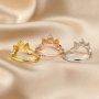 4x6MM Keepsake Breast Milk Resin Pear Ring Settings Solid Back 925 Sterling Silver Rose Gold Plated Stackable Ring Bezel Supplies 1294330
