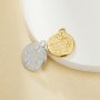 Vintage Styles Stainless Steel Star Round Pendant,Gold Plated Stainless Steel Round Pendant Charm,DIY Pendant Supplies 1431443