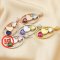 8MM Keepsake Halo Breast Milk Resin Birthstone Heart Pendant Prong Settings Mother Baby Solid 925 Sterling Silver Rose Gold Plated Charm Bezel 1431135