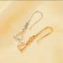 6x8MM Pear Prong Hook Earrings Settings,Solid 925 Sterling Silver Rose Gold Plated Earrings,Minimalist Pear Earrings,DIY Earrings Supplies For Gemstone 1706208