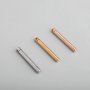 1Pcs 5x45MM Stainless Steel Rose Gold Silver Plated Perfume Container Vial Wish DIY Pendant Charm 1800512