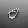 1Pcs 13X18MM Oval Bezel Solid 925 Sterling Silver Cabochon Pendant Settings 1421102