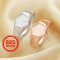 8MM Keepsake Breast Milk Resin Haxegon Bezel Ring Settings,Solid 925 Sterling Silver Rose Gold Plated Ring,Men's Ring Settings,DIY Ring Supplies 1294621