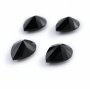 5Pcs Natural Pear Drop Black Onyx Faceted Cut Loose Gemstone Nature Semi Precious Stone DIY Jewelry Supplies 4150015