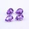 5Pcs Natural Purple Amethyst February Birthstone Pear Faceted Loose Gemstone Nature Semi Precious Stone DIY Jewelry Supplies 4150011