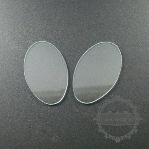 10pcs 19x31mm irregular shape 1mm thick glass cover cabochon DIY supplies findings 4160011