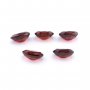 5Pcs Oval Red Garnet January Birthstone Faceted Cut Loose Gemstone Natural Semi Precious Stone DIY Jewelry Supplies 4120124