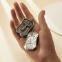 Stainless Steel Cross Pendant,Rectangular Cross Signet Pendant,Men's Silver Pendant Charm,DIY Pendant Supplies 1431464