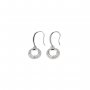 1Pair 5-8MM Round Prong Bezel Rose Gold Plated Solid 925 Sterling Silver Hook Earrings Blank Settings for Gemstone Moissanite 1706041