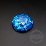 20pcs 15mm shiny blue resin round cabochon for DIY ring earrings supplies 4110145