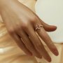 Marquise Prong Ring Settings,Solid 925 Sterling Silver Rose Gold Plated Ring,Minimalist Marquise Ring,DIY Ring Blank Supplies 1295032