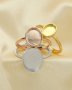 Keepsake Breast Milk Resin Oval Bezel Ring Settings,Solid Back Oval Ring,Solid 925 Sterling Silver Rose Gold Plated Ring,DIY Memory Jewelry Supplies 1224167