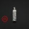 Tube Keepsake Ash Canister Cremation Urn Solid 925 Sterling Silver Wish Vial Pendant Prayer Box Antiqued Silver 10x30MM 1190027