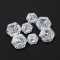 5Pcs Cubic Zirconia Hexagon Faceted CZ Stone,White Birthstone,April Birthstone,Loose Gemstone,Semi-precious Gemstone,Unique Gemstone,DIY Jewelry Supplies 4160075